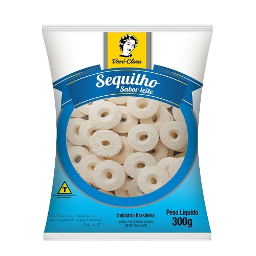 Biscoito Sequilho Sabor Leite Vovó Clara